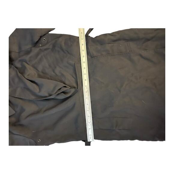 Women's Size Small AllSaints Bexley Mac Jacket Trench Black Coat - Picture 11 of 16